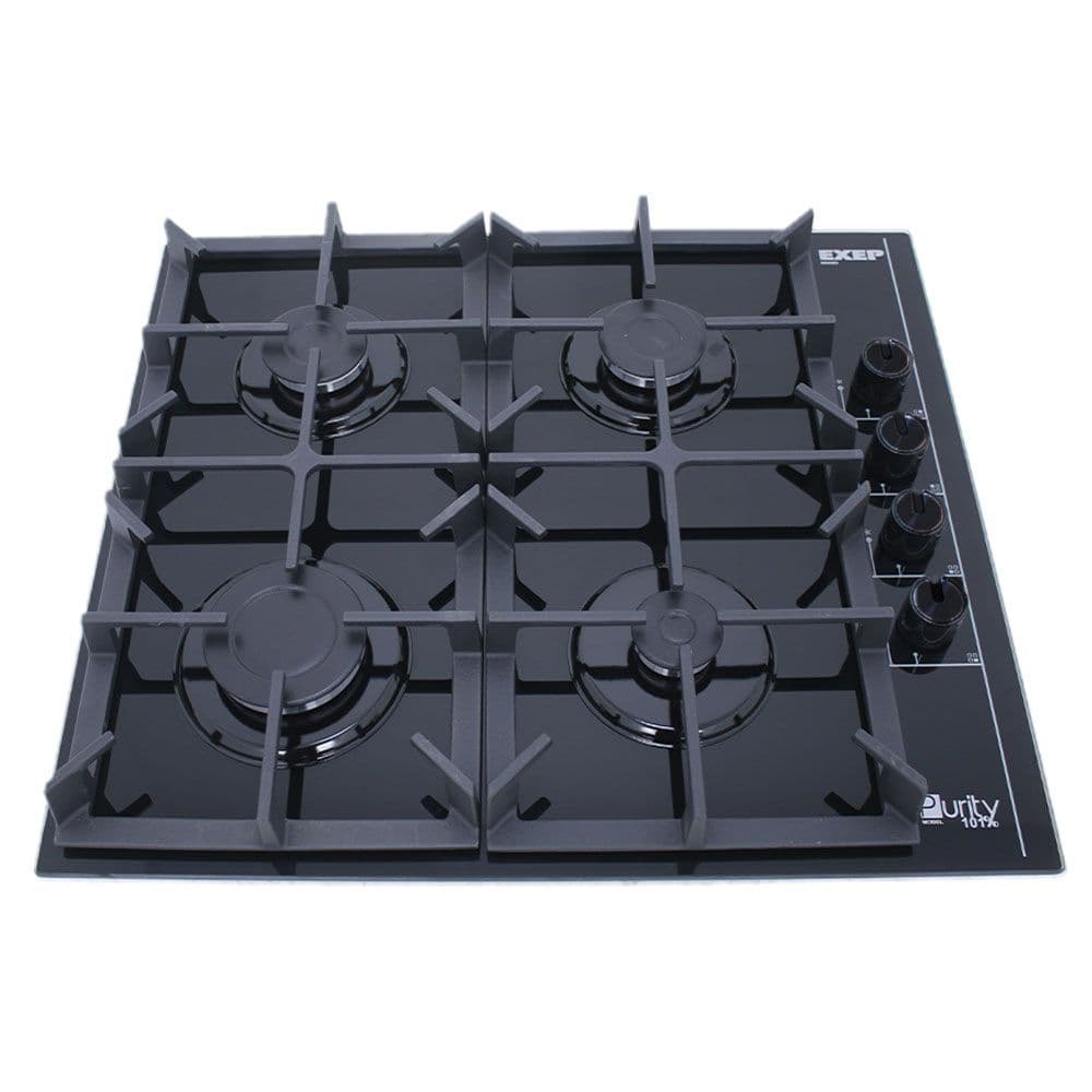 Purity Built-in Gas Hob 60cm - 4 Burners - Black Crystal - HPT602G