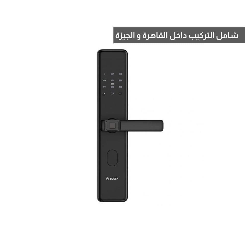 BOSCH Smart Door Lock With Fingerprint - Black - ID30