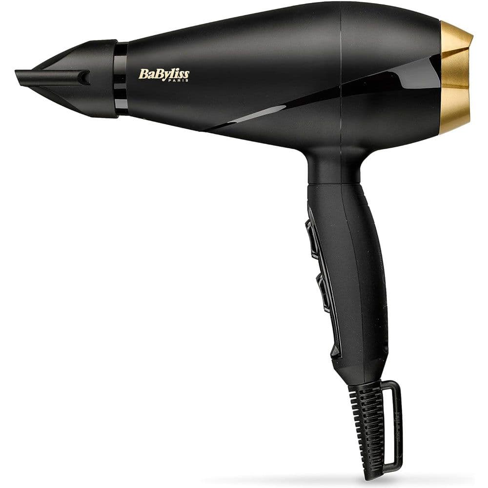 Babyliss 6704E Power Pro 2000 Hair Dryer - 2000 Watt - Black * Gold