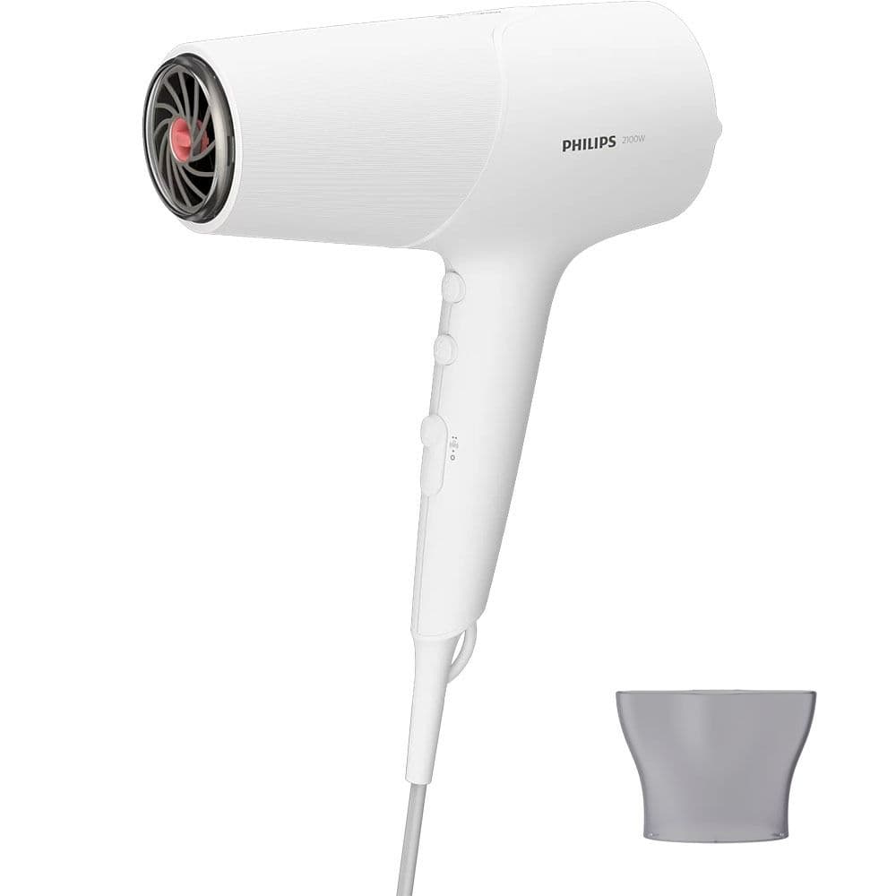 Philips Series 5000 Hair Dryer 2100 Watt - White - BHD500/00