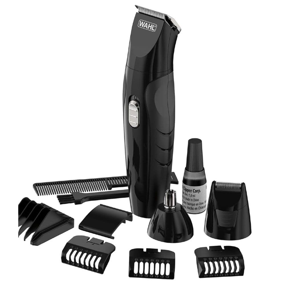 Wahl Trimmer High-Performance And Multiple Trimming Heads For Versatile Grooming Solutions 6 in 1 - Black - 09685-017