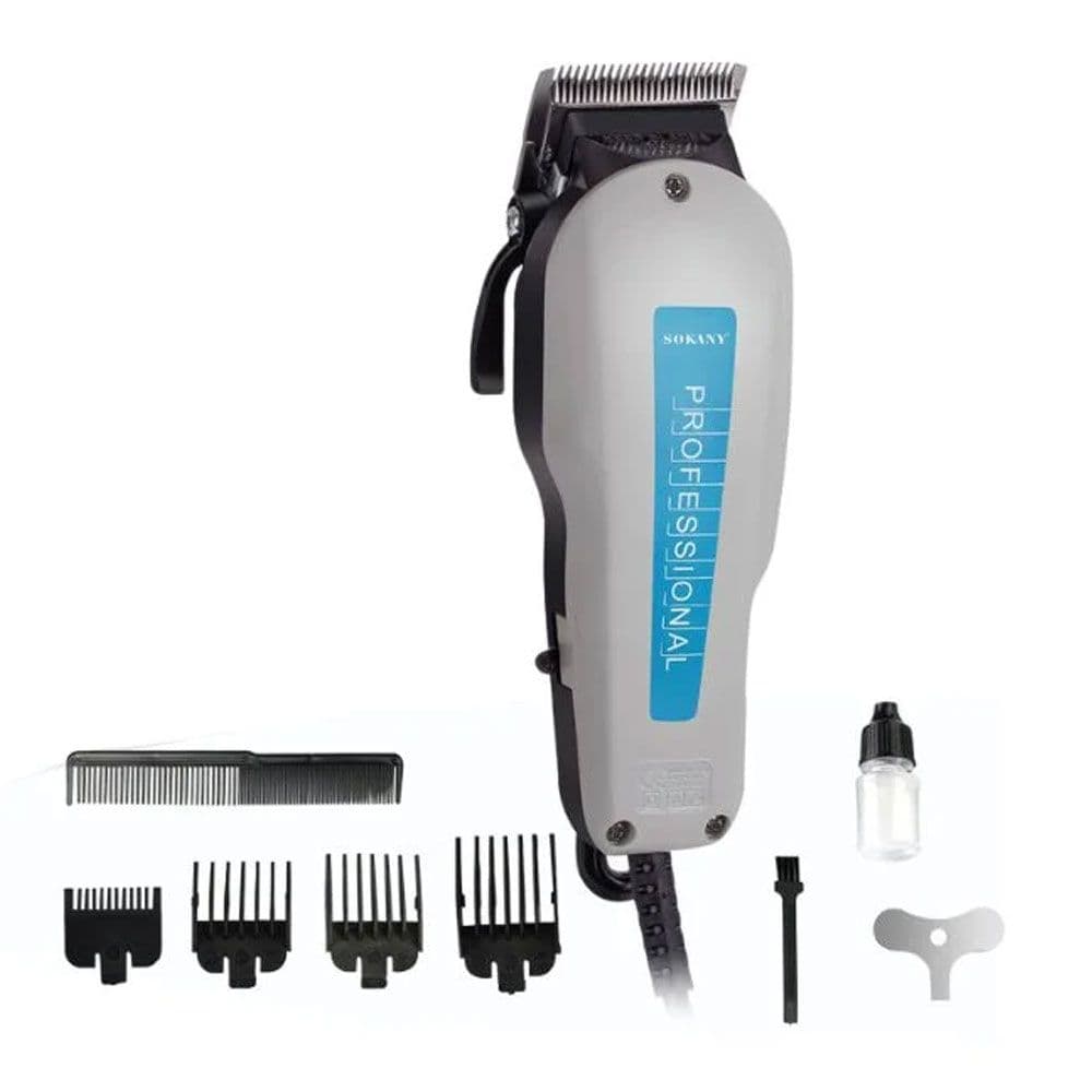 Sokany Electric Hair Clipper And Trimmer Machine - Multi Color - SK9905