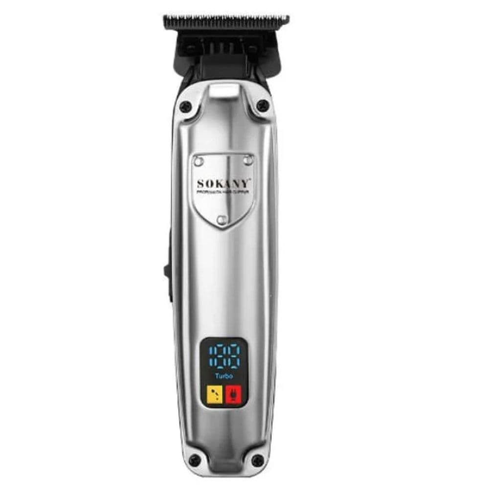 Sokany Digital Hair Shaver Machine 8 Watt - Using Time 150 Minute - Silver - SK16051