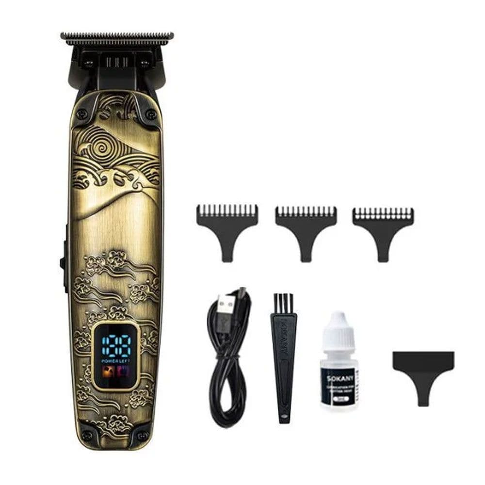 Sokany Digital Hair Shaver Machine 8 Watt - Gold - SK16058