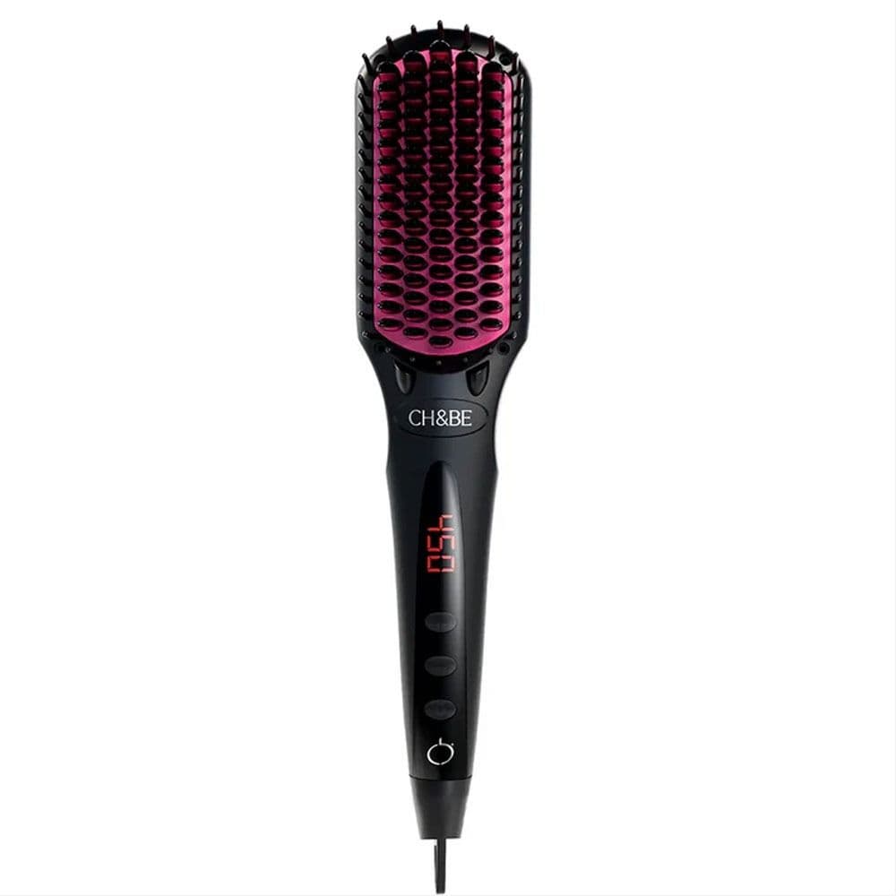 CH&BE Ionic Hair Straightener Brush, 230 °C -  Black - CHH09