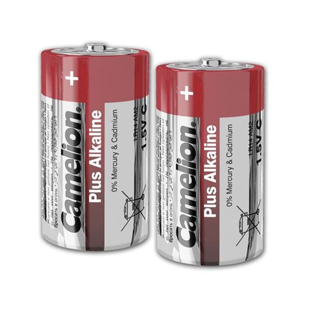 Camelion Battery 8450mAh 2 C Plus Alkaline -LR14-BP2LR14