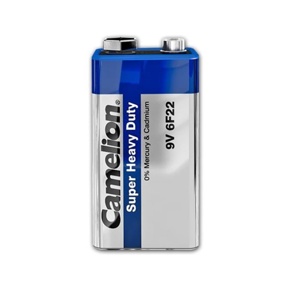 Camelion Battery 450mAh Super Heavy Duty V9 6F22- 6F22-BP1B6F22