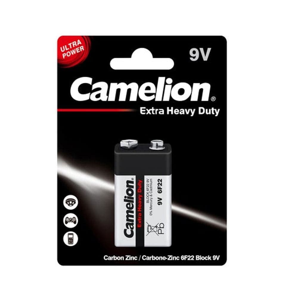 Camelion EHD 9V 6F22-BP1K - Black 