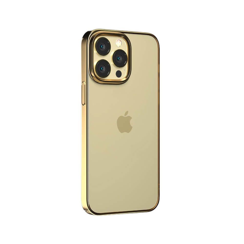 Devia Back Cover for iPhone 14 Pro Glimmer Series Magnetic Case PC (6.1) - Gold
