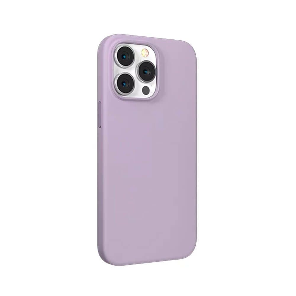 Devia Back Cover for iPhone 14 / 13 Nature Series Silicone Magnetic Case (6.1) - Purple