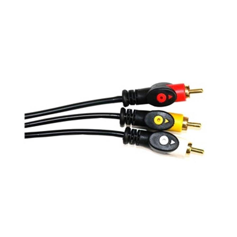 2B (CV263) كابل توصيل صوت وفيديو 3 أطراف RCA إلى 3 أطراف