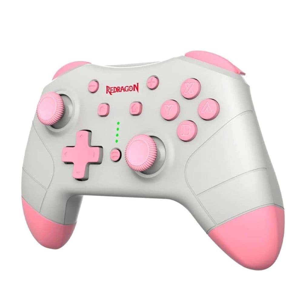 Redragon Bluetooth Wireless Game Pad 3D Joystick For Android & PC & PS3 & PS4 & PS5 & Xbox G815 - Pink