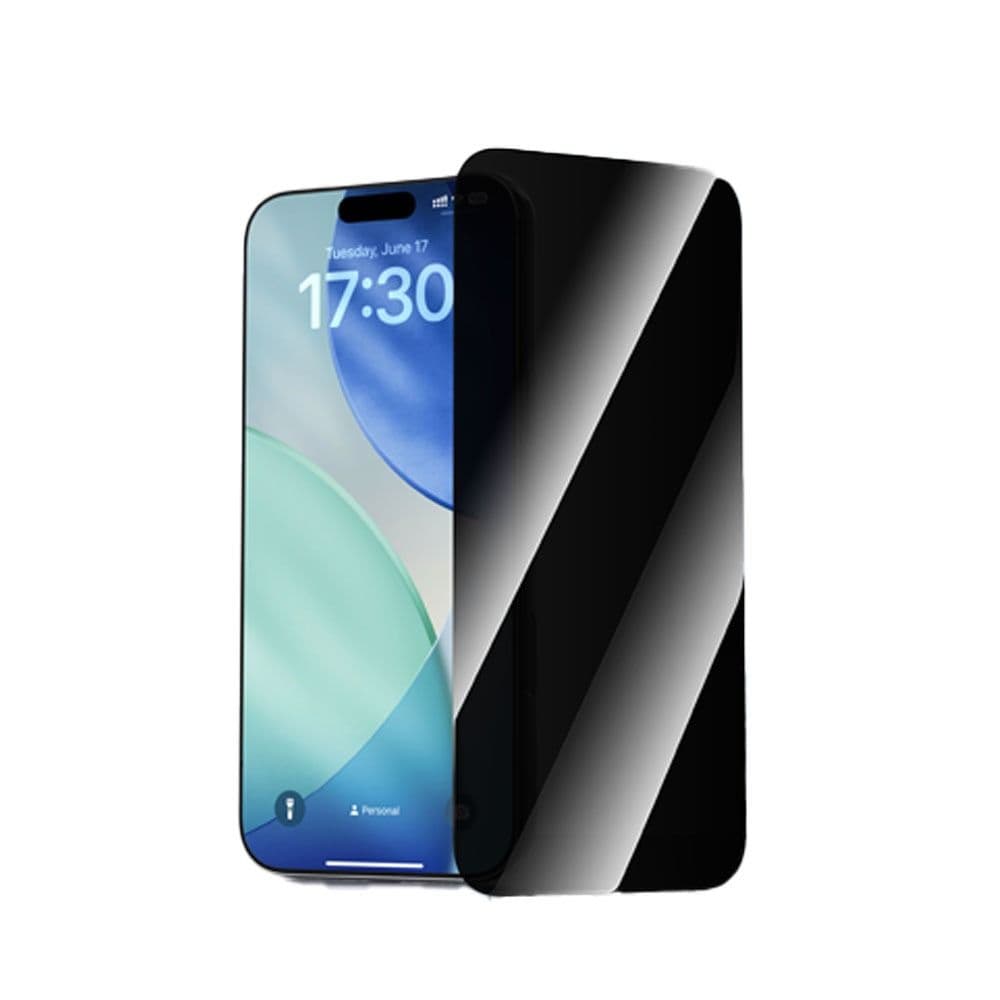 Devia Van Series Full Screen Privacy Tempered Glass With Assist Tool For iPhone 17 Pro Max - Black