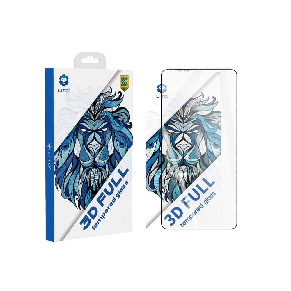 Lito 3D Full Tempered Glass For Samsung S24 Ultra Screen Protector - Clear