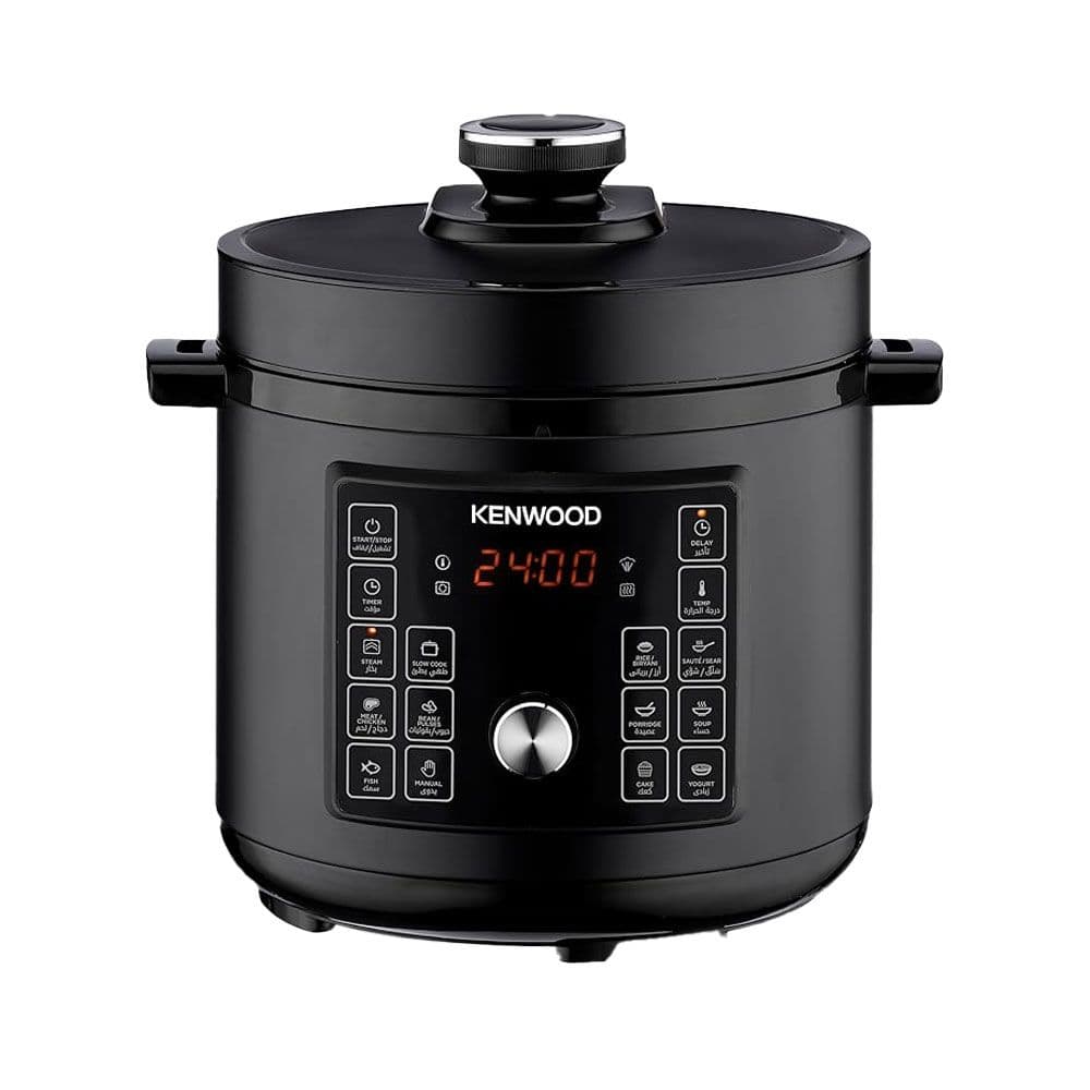 Kenwood 16 in1 multifunctional electric Pressure Cooker 8 Liter 1300 Watt - Black - PCM95.000BK