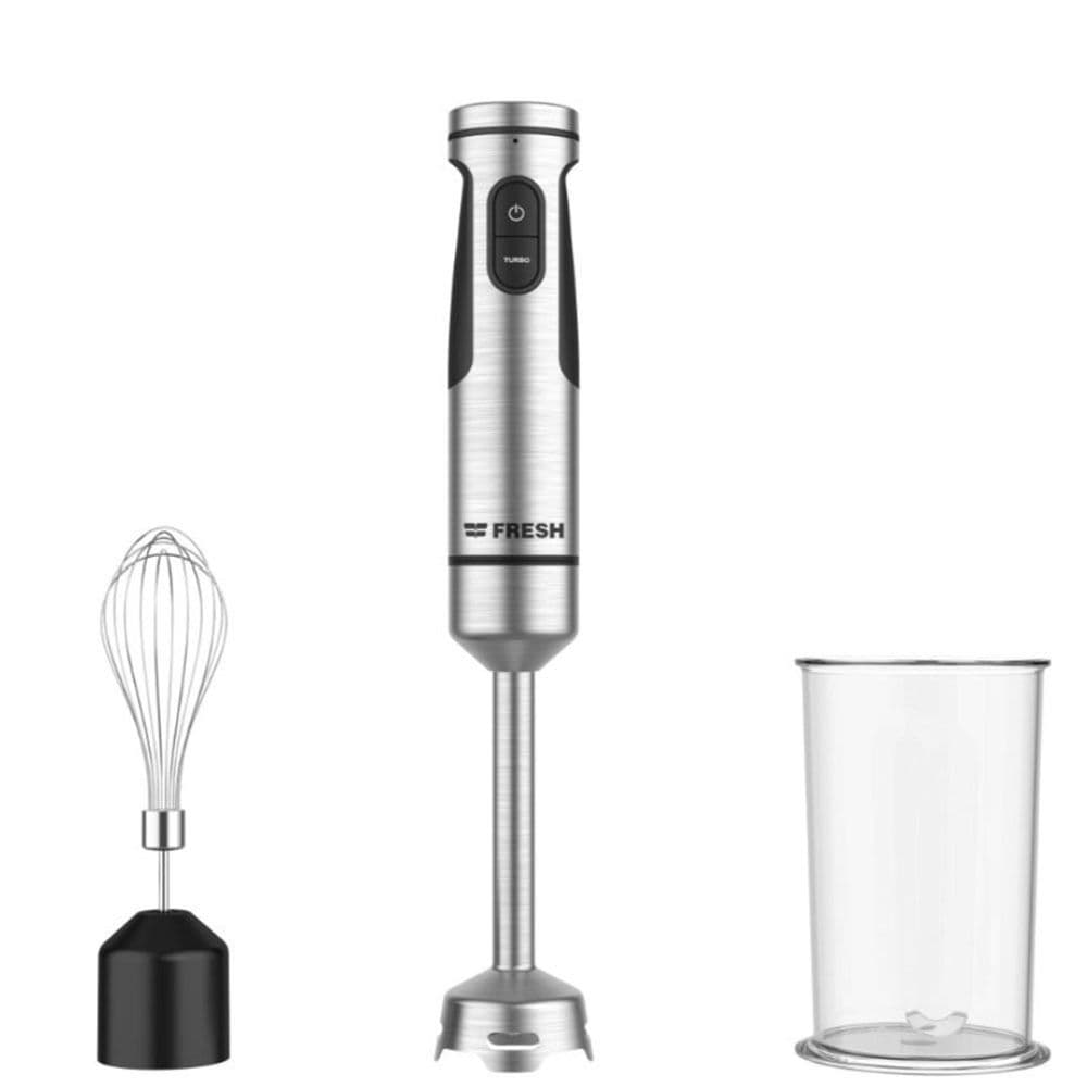 Fresh Hand Blender 1500 Watt - 600 ml Plastic Cup - Black -500020193