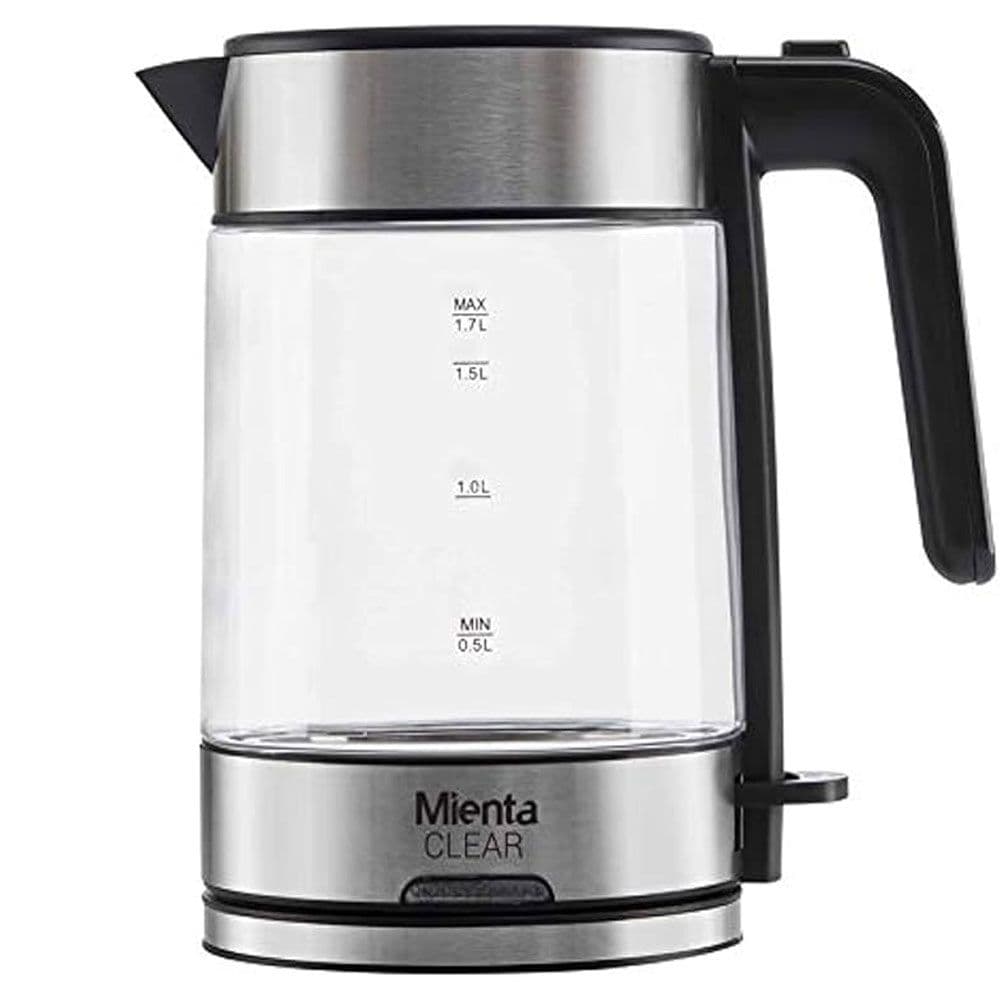 Mienta Clear Electric Kettle, 1.7 Liters - 2200Watt -  EK201520A 