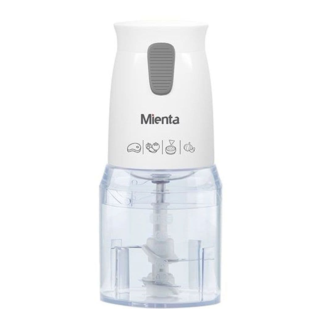 Mienta White Pratico II Vegetable Chopper 500ml - 450 Watt - four Blades - White - CH2331A
