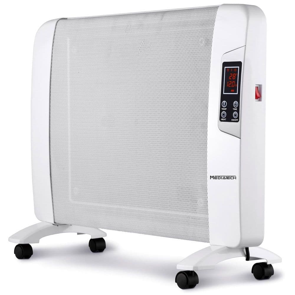 MediaTech Electric Mica Heater Heater,2000 Watt - White - MTCH200