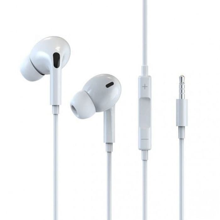 Devia EM022 Smart Series Stereo Wired Earphone 3.5mm - White