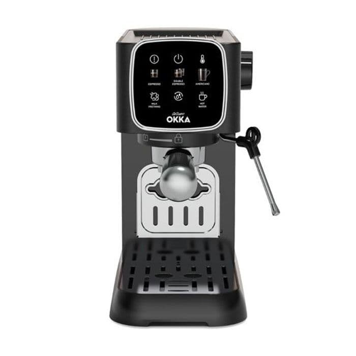 Arzum Okka Solo Semi-Automatic Espresso Machine - OK0034/0500 - Black*Silver