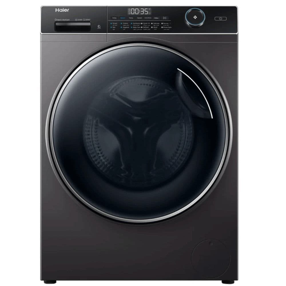 Haier Washing Machine 8KG Front Load Direct Motion Inverter - Dark Silver - HW80-B14959S8TU1