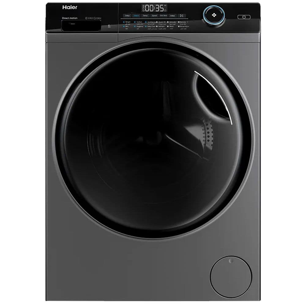 Haier Washing Machine Front Loading 8KG inverter 1400 RPM - Silver - HW80-B14959S6TU1