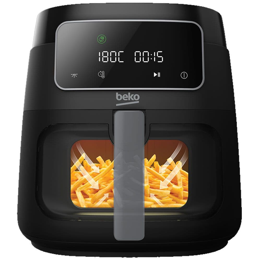Beko Digital Air Fryer 7  Liter - 1750 Watt - Black- FRL 3374 B