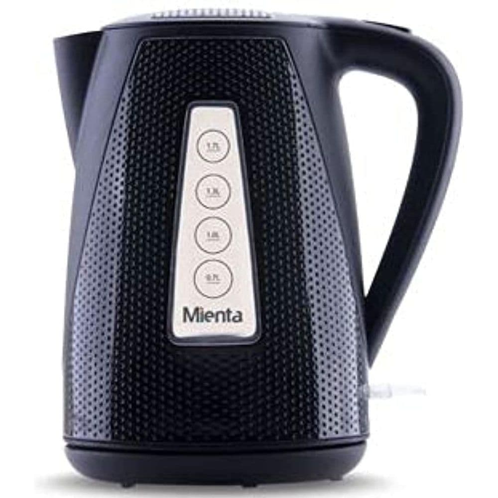 Mienta Kettle 2200 Watt - 1.7 Liter - Black - EK20820B