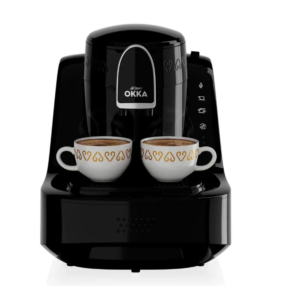 Arzum OKKA Coffee Machine 710 W With 2 Cups - Black*Silver- OK0040-20 - 9057