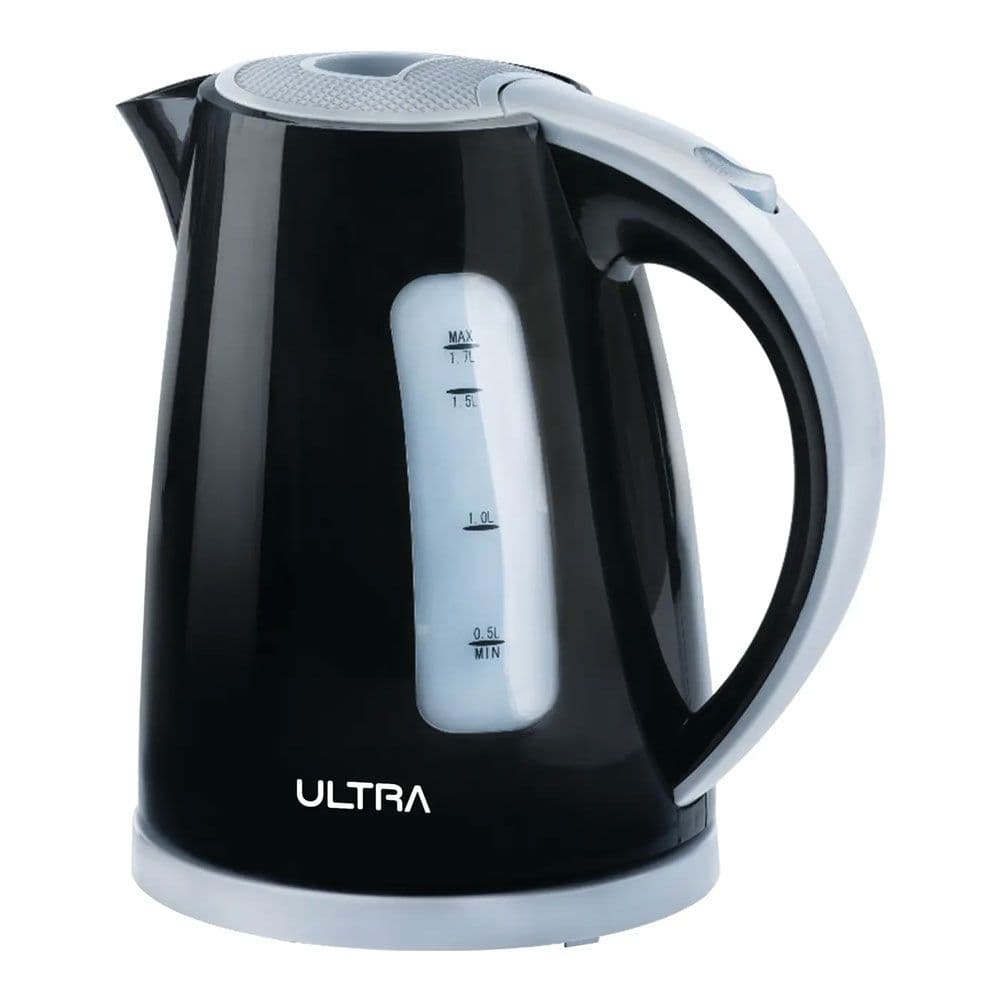 Ultra Plastic Electric Kettle 2000 Watt Capacity 1.7 Liters - Black - UKP20KE1