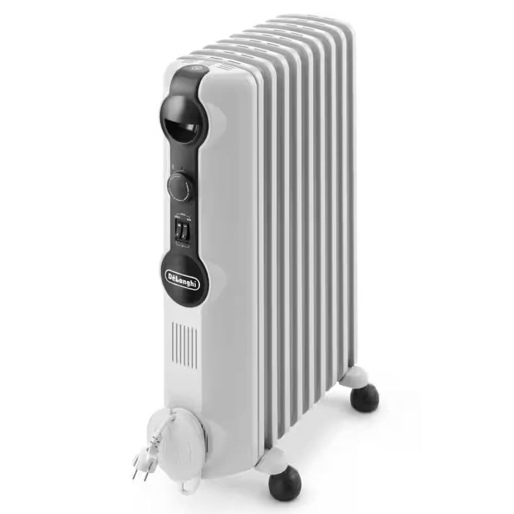 De’Longhi Electric Oil-Filled Radiant Heater 9 Fins - 2000 Watt - Grey - TRRS0920