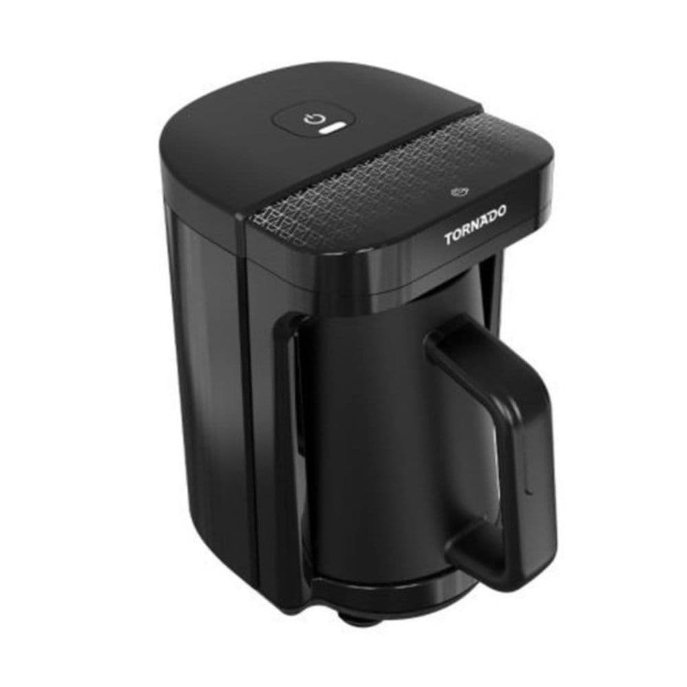 Tornado Automatic Turkish Coffee Maker 330Ml -  535 Watt - Black - TCME-100-ESBL