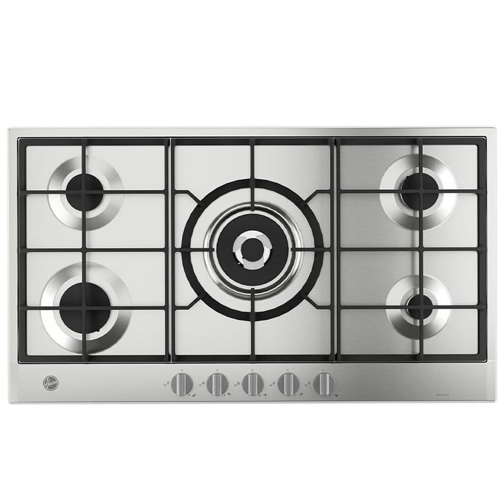 Hoover Built-In  Hob 90 x 60 - 5 Gas Burners - Stainless - HHG94K3X EGY