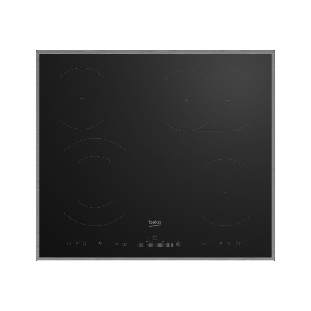 Beko Electric Built-In Hob 4 Burners - Black - HIC 64503 TX