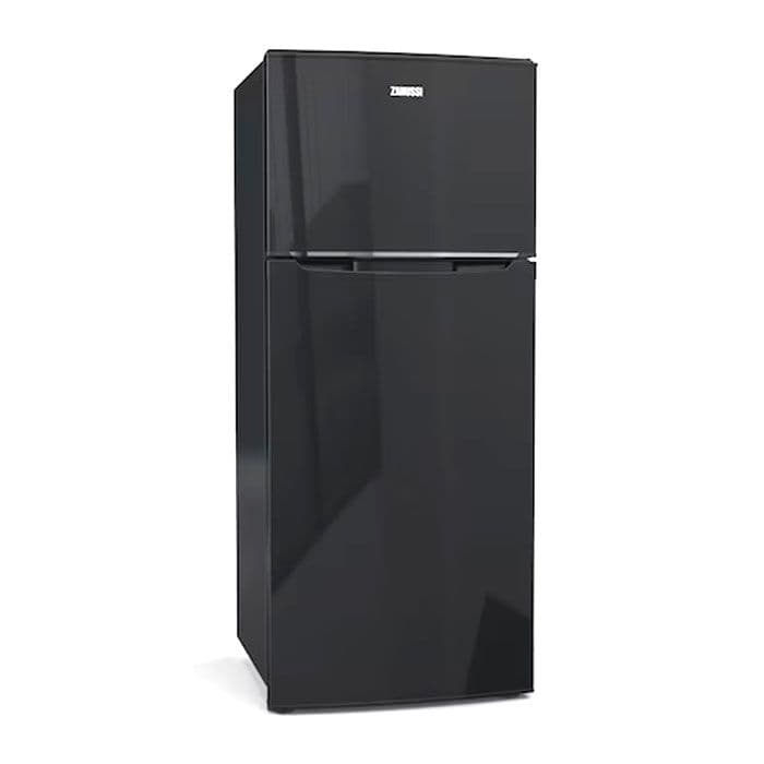 Zanussi Refrigerator 370 Liter No Frost 2 Door - Black - R600a - 1018