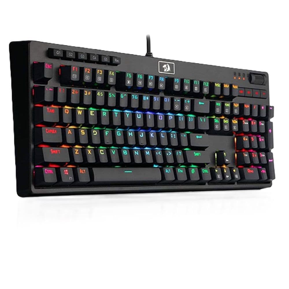 كيبورد جيمنج ريدراجون سلكي RGB K579 - أسود