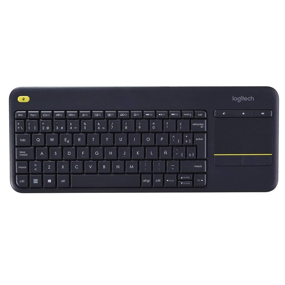 كيبورد لوجيتك لاسلكي تاتش K400 Plus - عربي - 920-007153 - أسود