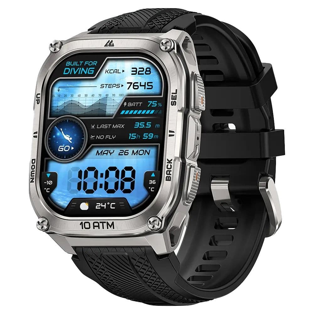 Kospet Tank M4 Smartwatch - Silver