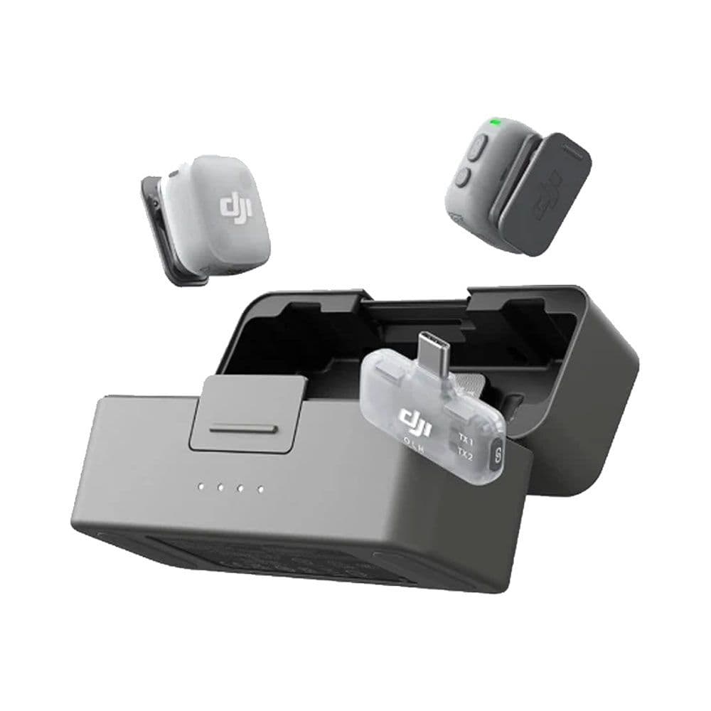 DJI Mic Mini 2 2 TX + 1 Mobile RX + Charging Case - Black