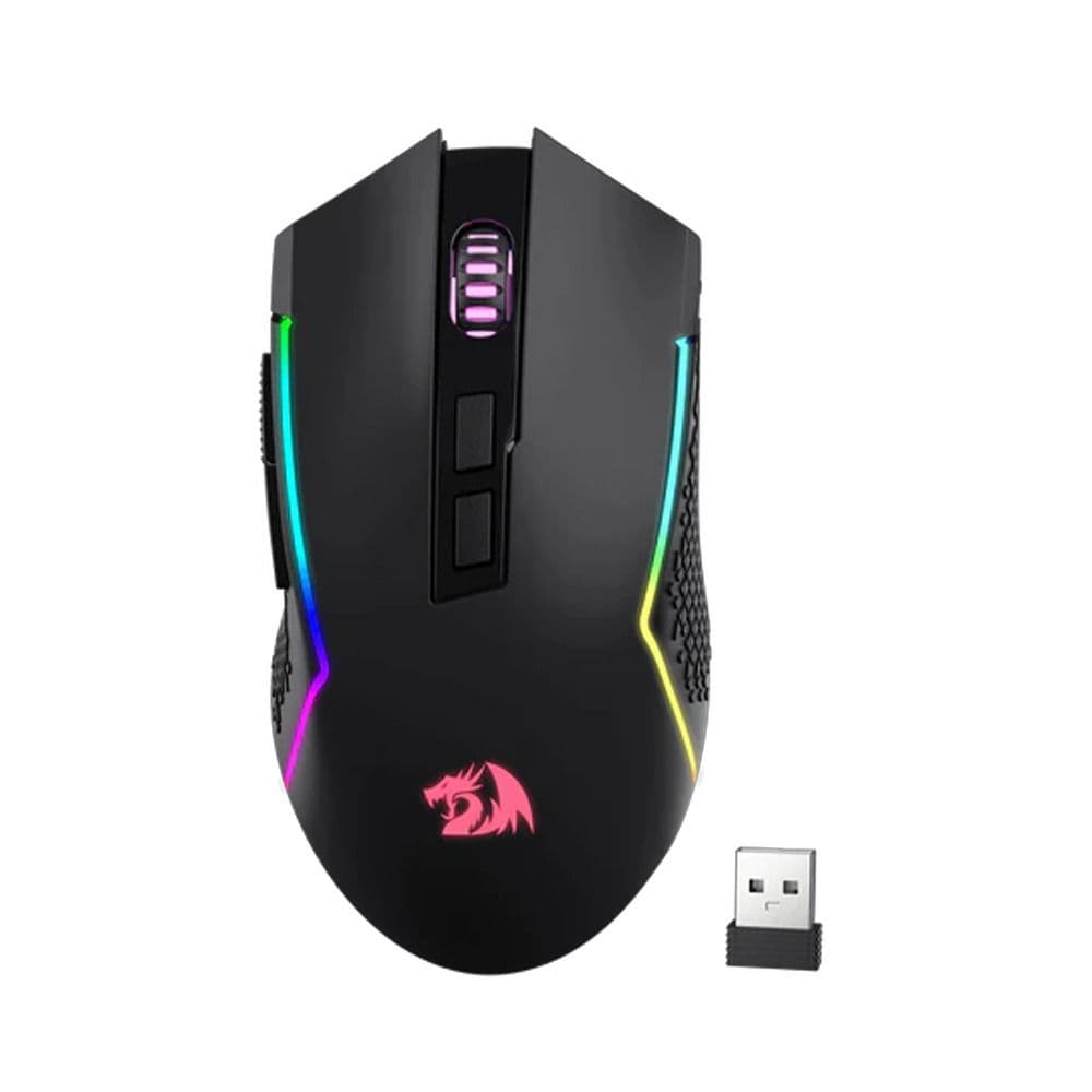 ماوس لاسلكي ريدراجون RGB M693 - أسود
