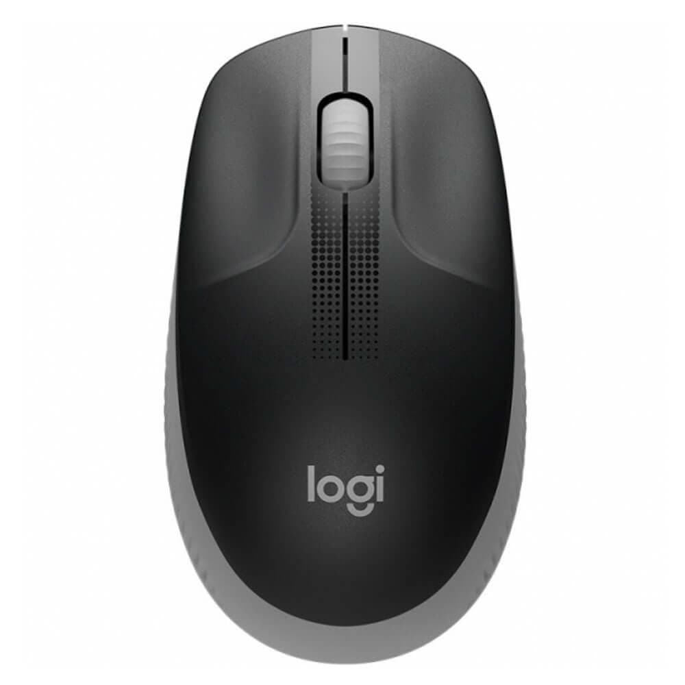 Logitech M190 Full-Size Wireless Mouse 2.4Ghz - Emea - Mid Grey
