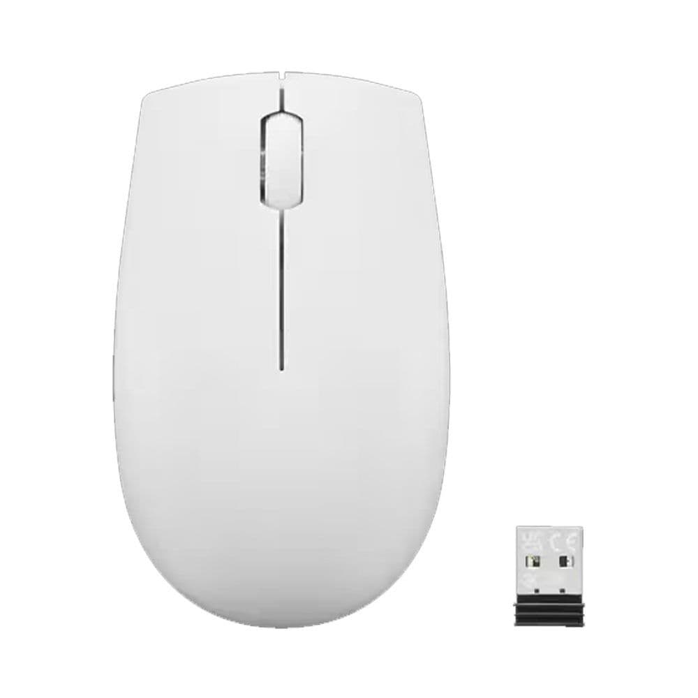 Lenovo 300 Wireless Mouse - GY51L15677 - Cloud Grey