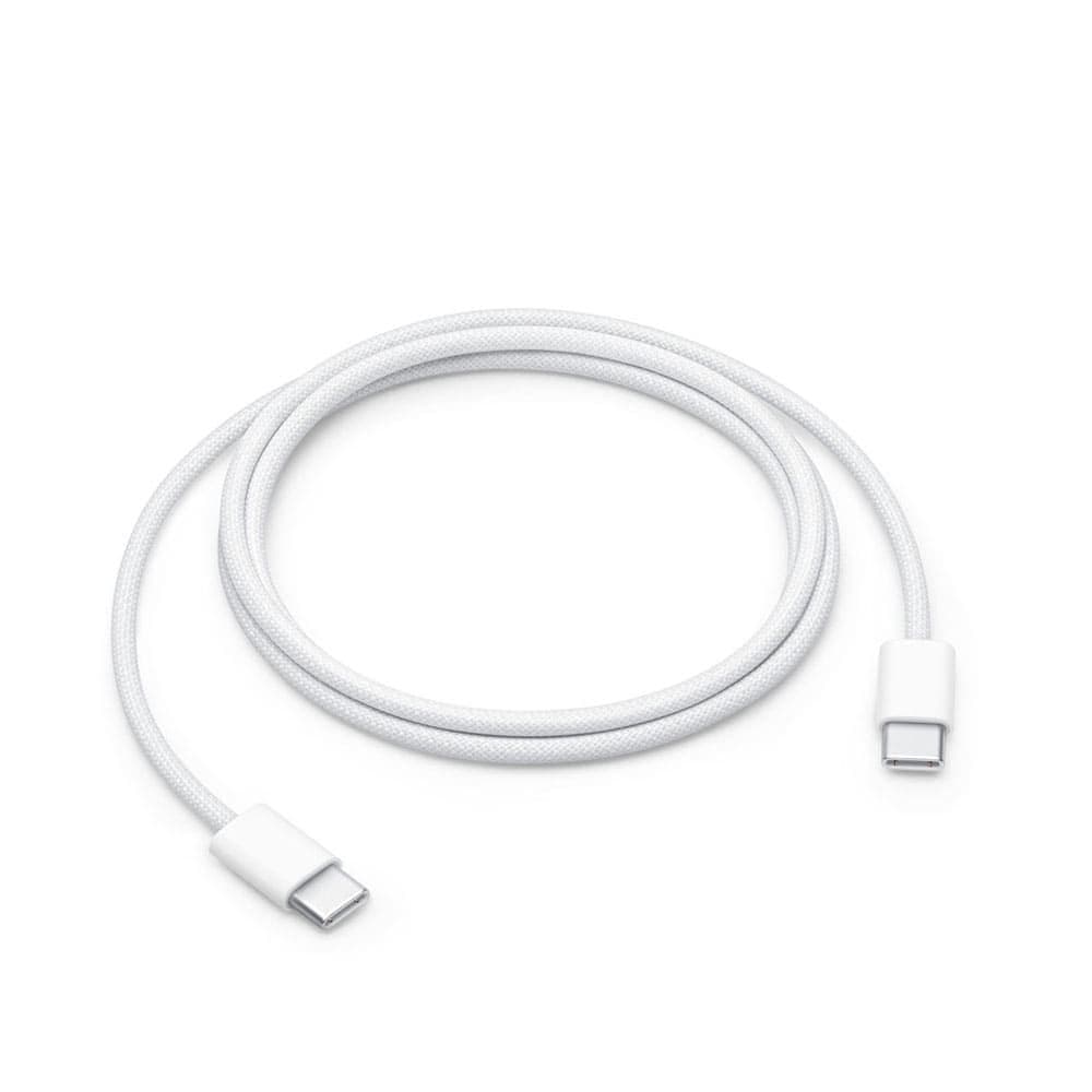 كابل ابل USB-C إلى USB-C بقدرة 60W بطول 1 متر - أبيض