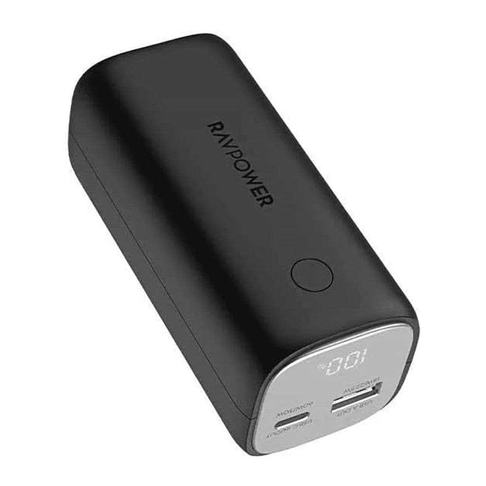 RavPower PB208 Mini 10000mah 30W PD 3-Ports Power Bank - Black