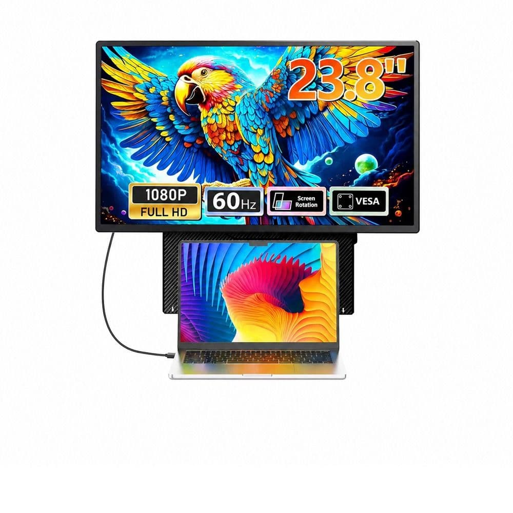 V2COM 23.8" UHD Portable Monitor for Laptop - D1