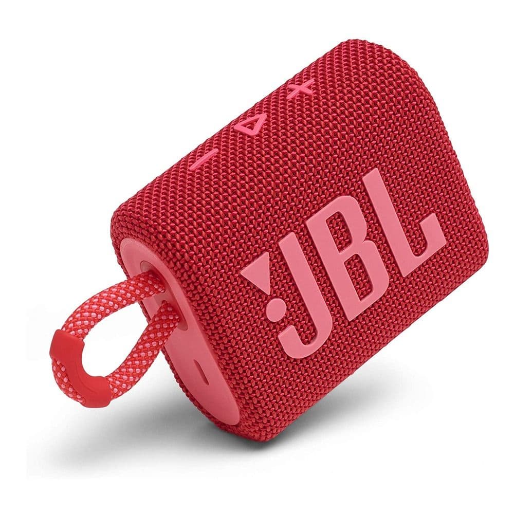 JBL GO3 Portable Waterproof Bluetooth Speaker - Red