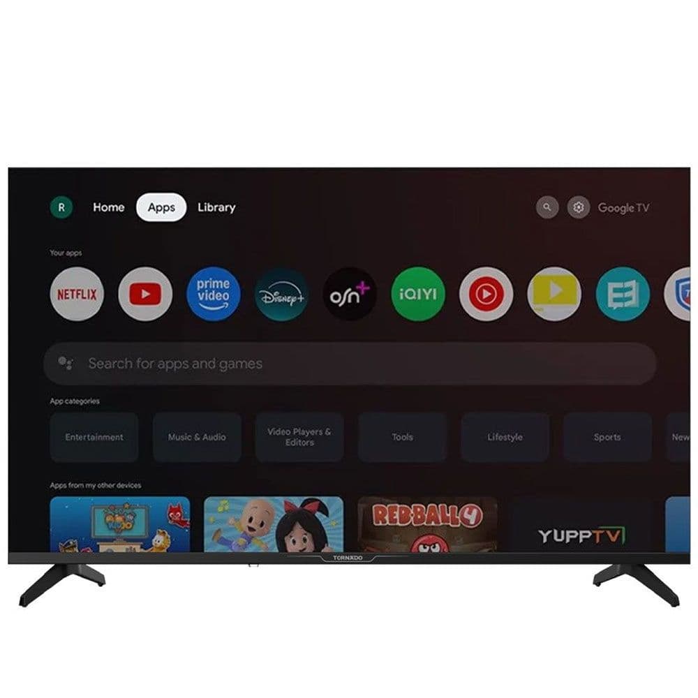 Tornado TV 32 Inch HD Smart - Frameless Built-In Receiver - 32EA6500E