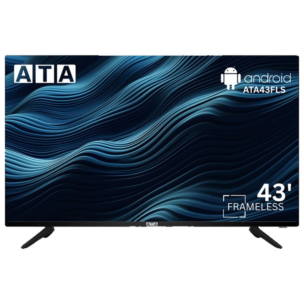 ATA TV 43 Inch FHD Monitor Smart Android Frameless - ATA43FLS 