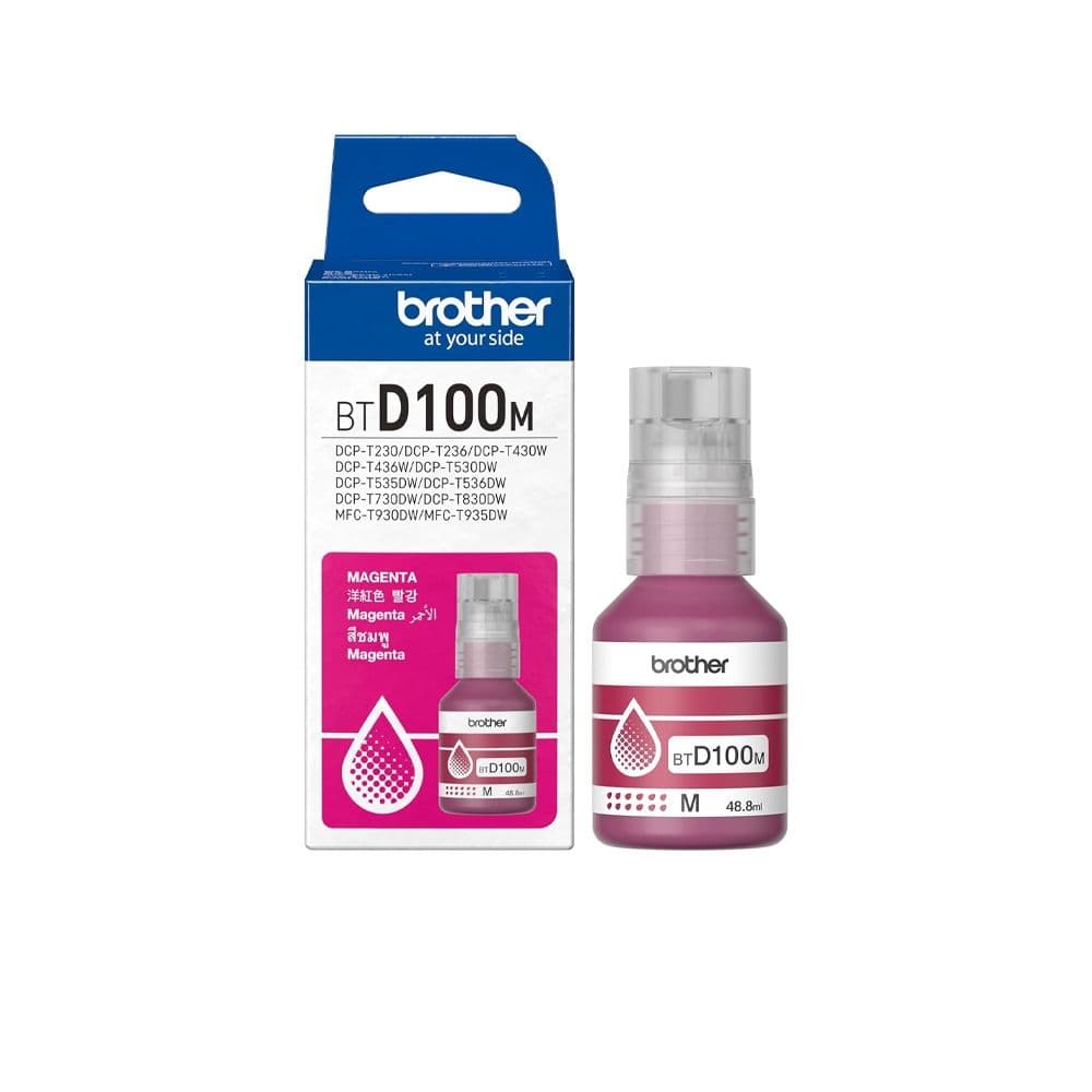Brother Ink Bottle Magenta - BTD100M